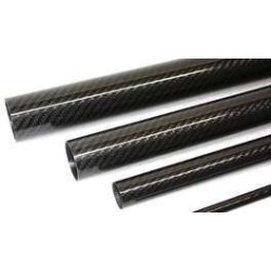 Tube carbone drapé 80x74x1000mm