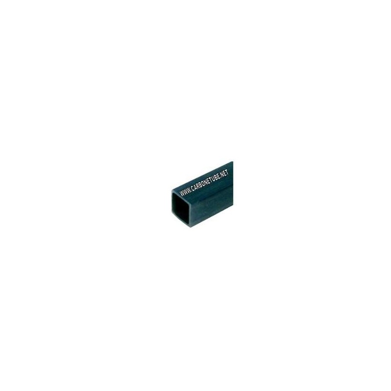 TUBE CARRÉ CARBONE 6x6mm x 5x5mm x 1000mm
