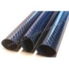 Tube carbone ovale drapé 31x22.5x1000mm