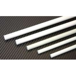 Tube fibre de verre 12x8x1000mm-Stock limité à 1 pièce